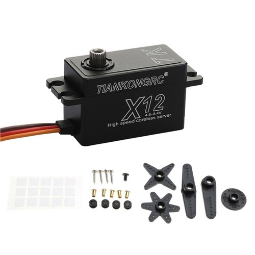 Servo Numérique SPT4412LV 12KG – Engrenages Métal, Haute Torsion – Pour Voiture RC 1/10, Avion, Bateau
