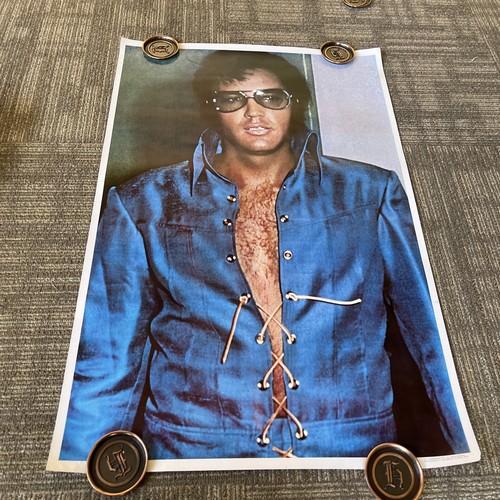 73 Original 1977 Elvis Presley Promo Poster Rock Music Memorabilia The