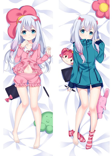 Anime Dakimakura Eromanga Sensei Izumi Sagiri Hug Body Pillow Case cover HE290