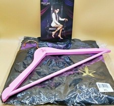 Jeffree Star Blood Lust Black & Purple Crown Bomber Jacket W/ Pink Wooden Hanger
