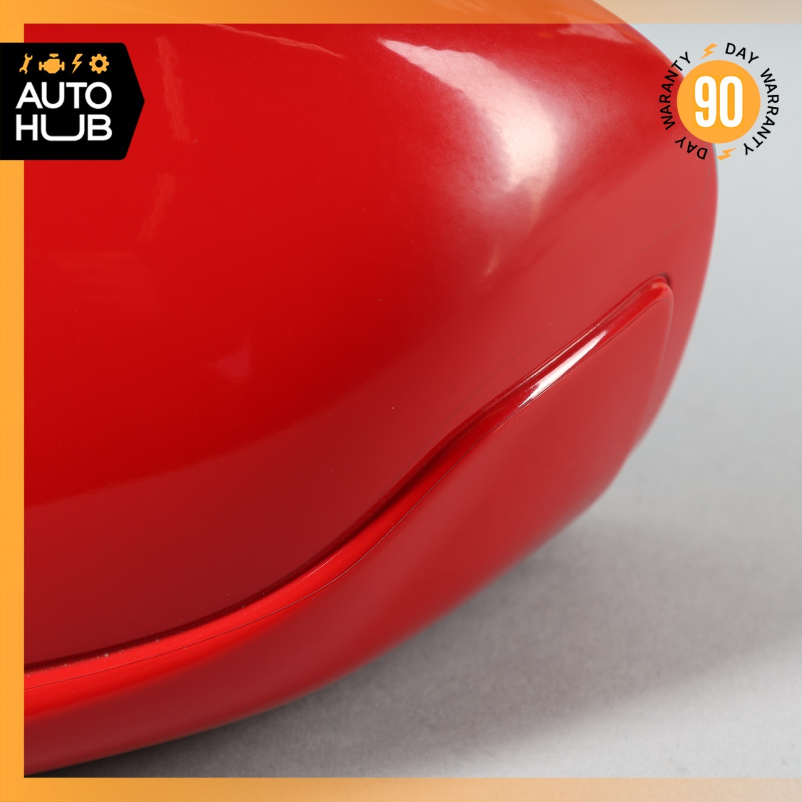 11-16 Ferrari FF F151 Left Driver Side Rear View Door Mirror Red OEM 40k
