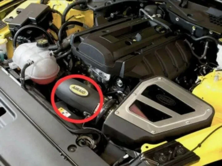 Adesivo oval Ford Performance emblema decalque, serve para entradas AirAid Ford Racing - Imagem 4 de 4