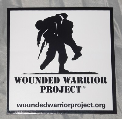 Wounded Warrior Project WWP Window Decal Sticker 4'' X 4''