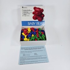 Baby Bear Counters - 100 1" Bears 4 Colors - Learning Resources Homeschool Class