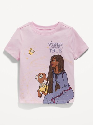 NWT OLD NAVY 3T & 5T DISNEY WISH 'WISHES COME TRUE' SHORT-SLEEVE T-SHIRT