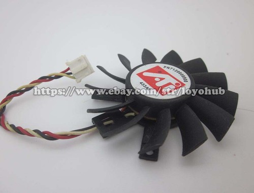 ADDA AD0512MX-RB6 45mm Graphics Card VGA Cooler Fan 12V 0.10A 3Wire 3-Pin - Picture 5 of 6
