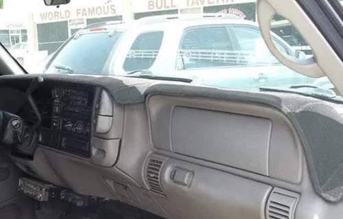 Gray Dash Mat Protector Sun Shield Pad Carpet Fits 97-00 C1500 C2500 K3500 Chevy