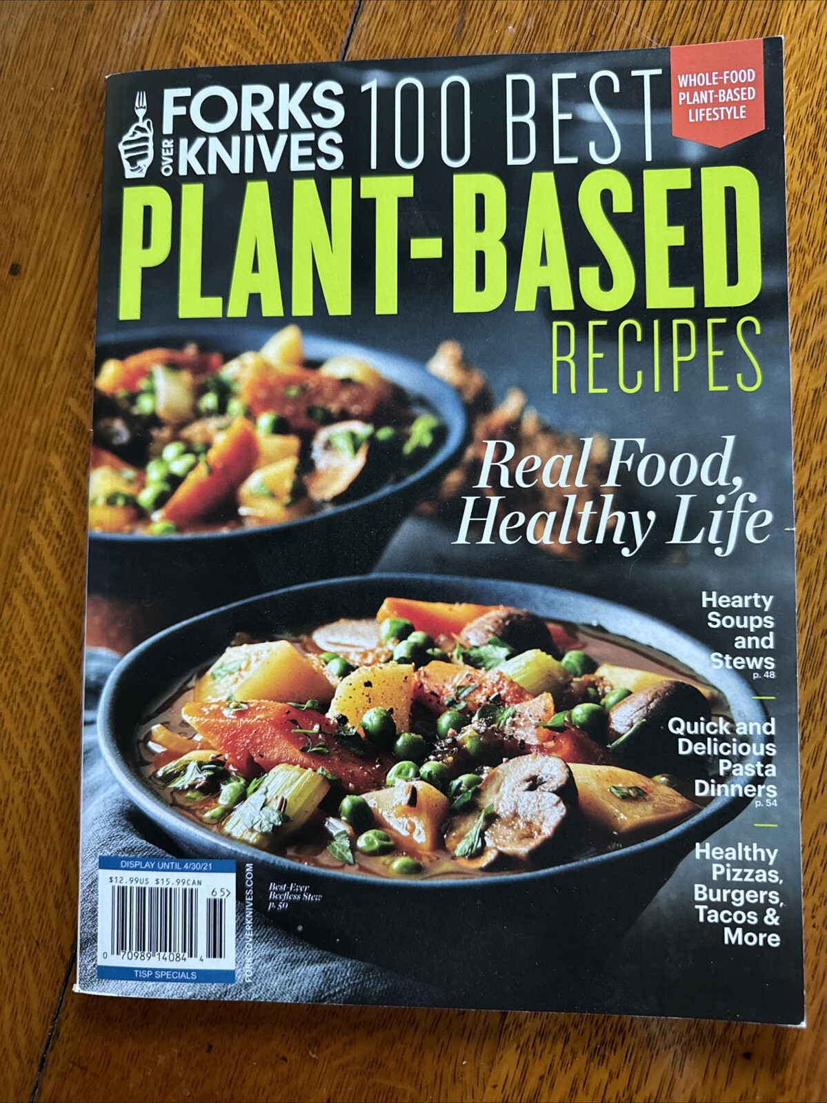 Over Knives 100 Best Recipes Back Issue Magazine Whole Food 