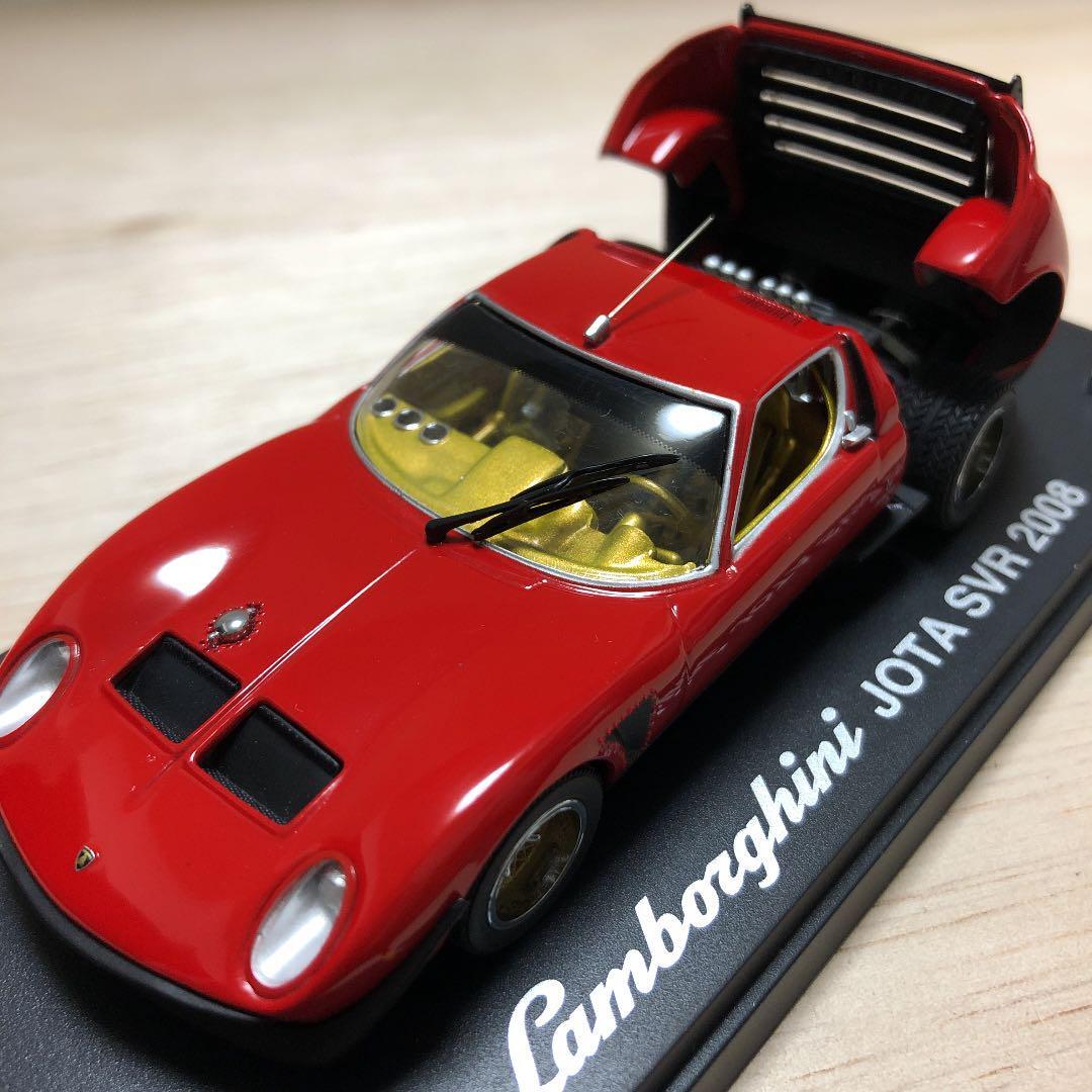 Kyosho 1/43 Lamborghini Jota SVR 2008 Red/Goldtone Mini Car FS