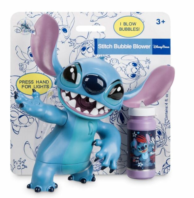 Disney Parks Stitch Figurine Light Up Bubble Blower Set | eBay