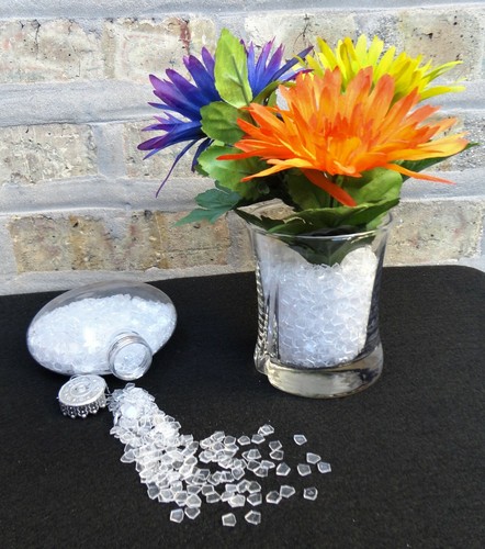 Acrylic Sparkle Hexagon Chunky Glitter Sprinkles Faux Snow Ice Filler Scatter - Picture 2 of 5