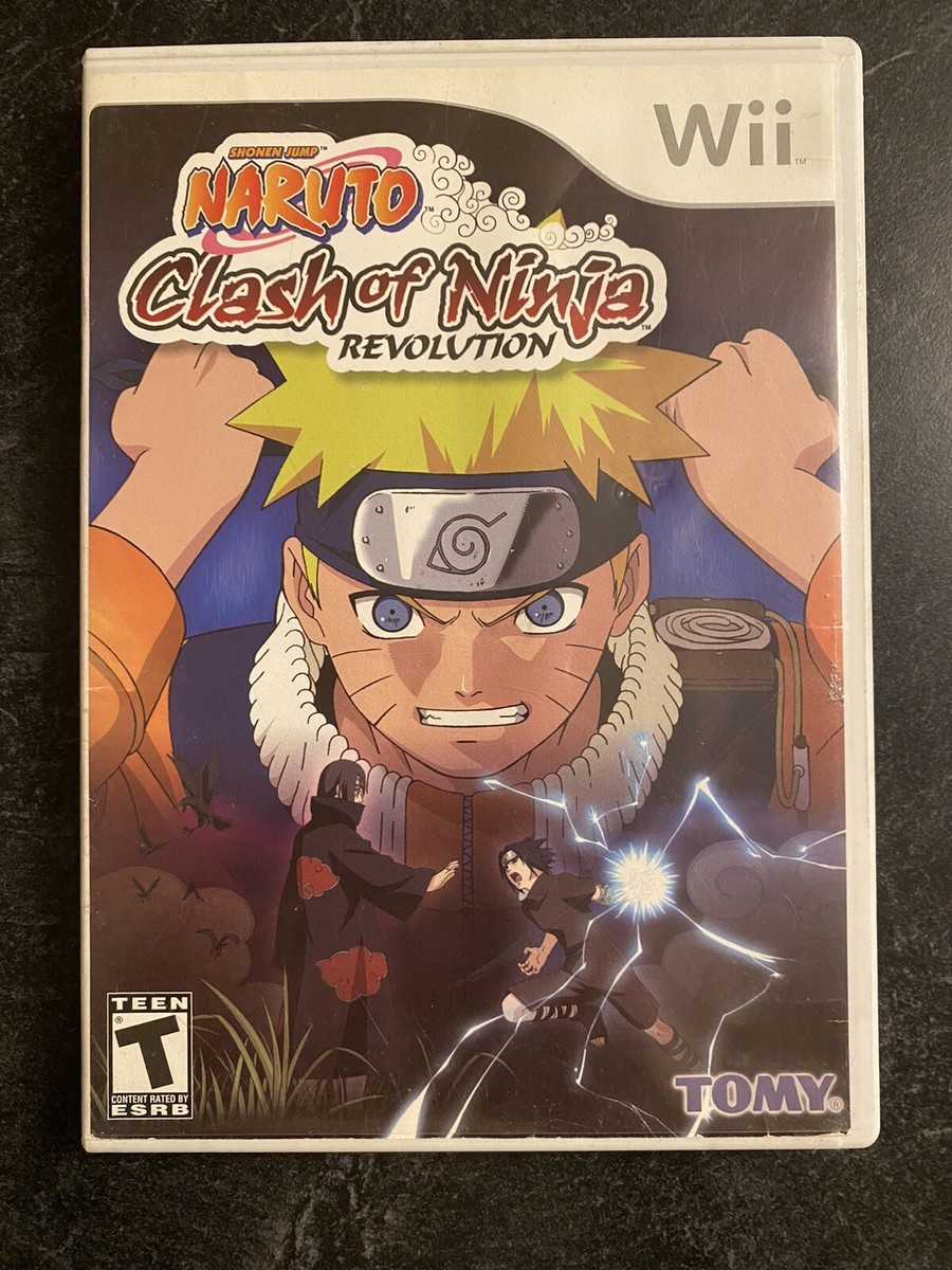 Naruto: Clash of Ninja Revolution (Nintendo Wii, 2007) NO MANUAL - Main Image