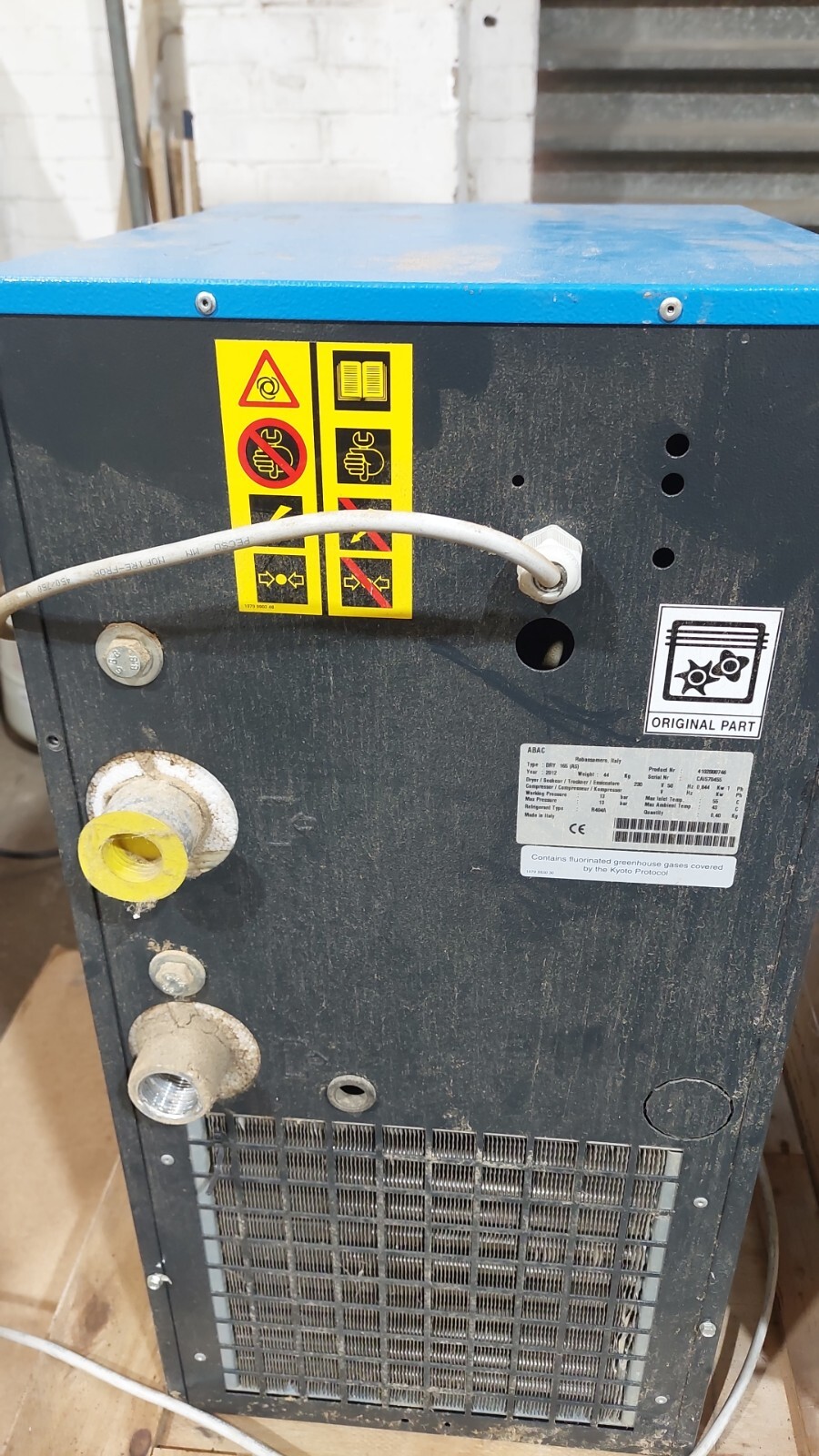 AIR DRYER 165 104 Abac cfm Compressed Air Refrigerated Dryer