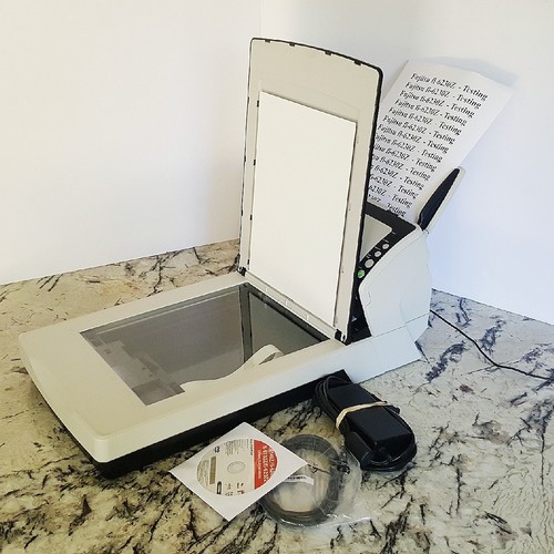 Fujitsu Over 30 SOLD Fujitsu fi6240Z Flatbed Scanner w/ AC Adapter+USB+DVD+Tray - Picture 3 of 7