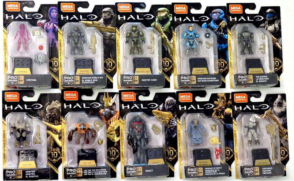 💥 NEW HALO MEGA CONSTRUX 10TH ANNIVERSARY SERIES HEROES FULL SET 💥 - Image 2 of 4