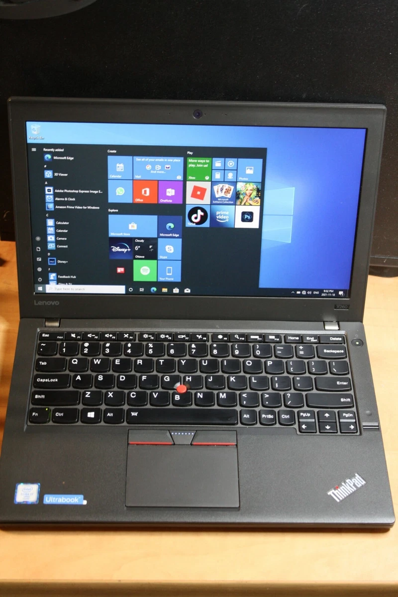 Lenovo Thinkpad X260 i7 processor with Windows 10 Professional