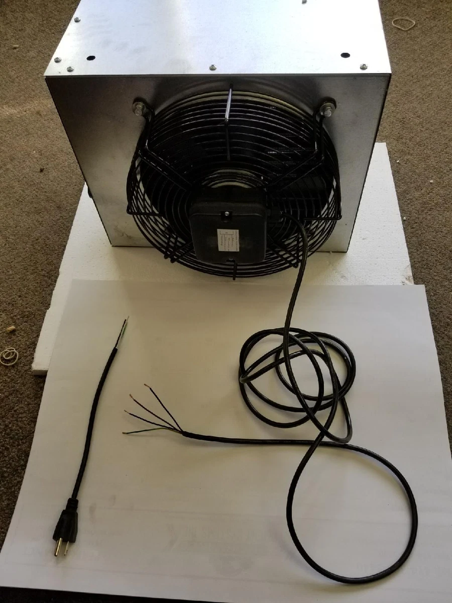 50k BTU Hot water hanging heater 2 SPEED BLOWER FAN WIRED WITH 9FT CORD  INCLUDED | eBay