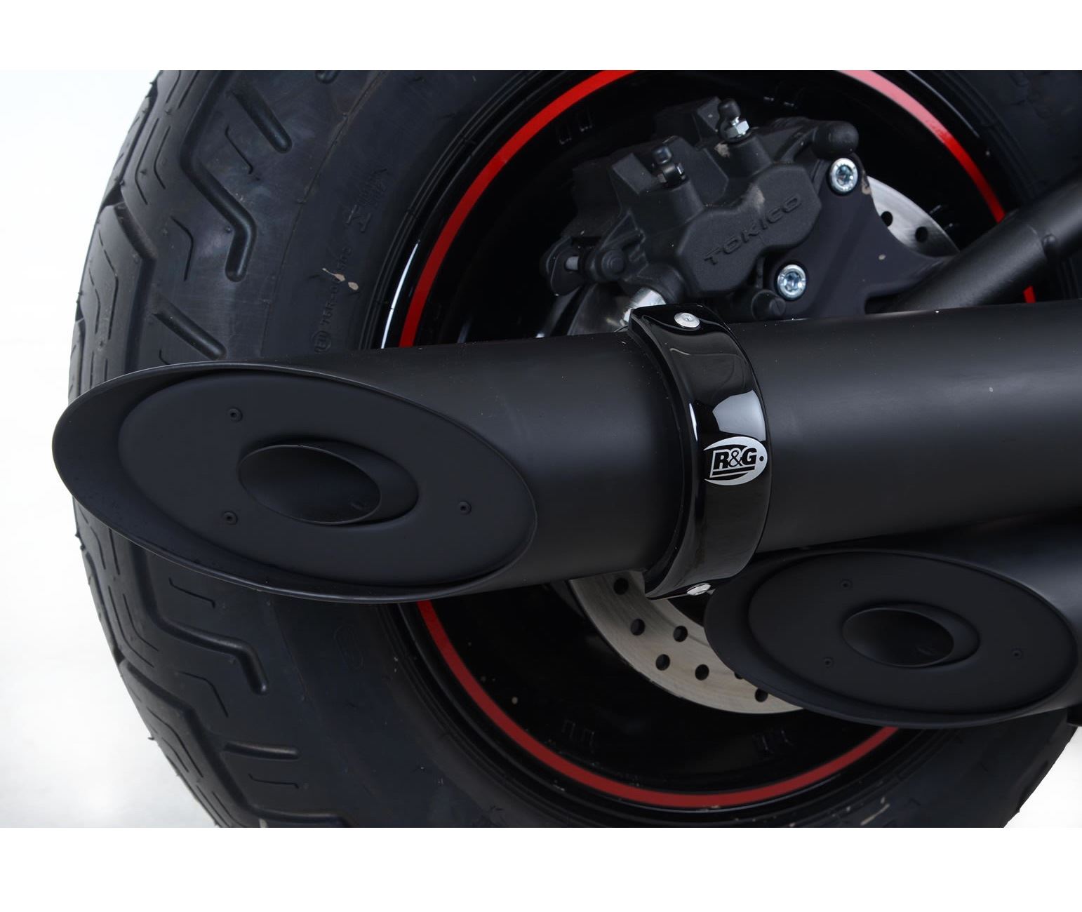 R&G Exhaust Protection Round Arrow exhaus Kawasaki Vulcan VN900 Classic LT 11-22
