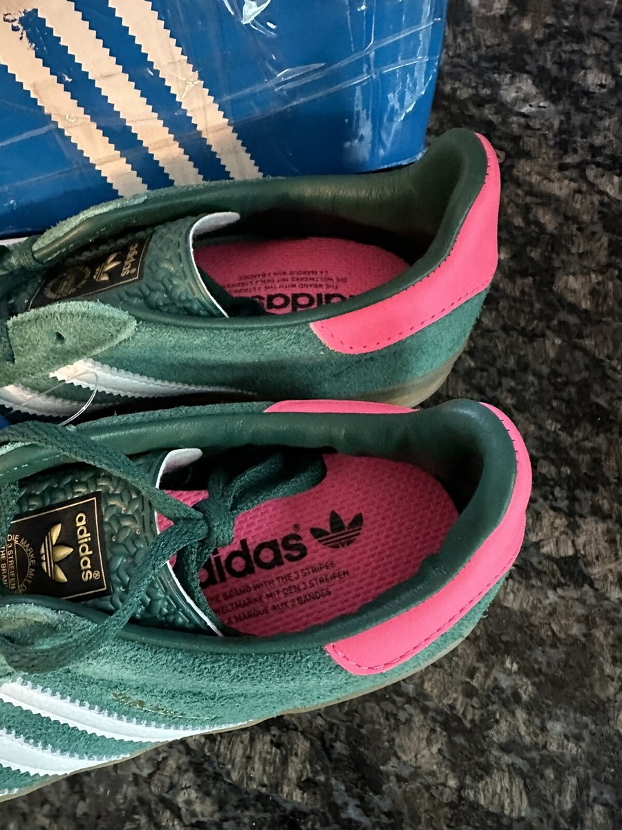 ★ADIDAS★GAZELLE INDOOR SEMI PINK GREEN★送料・関税込★ Adidas Gazelle Indoor Semi Lucid Fuchsia / Semi Green Spark