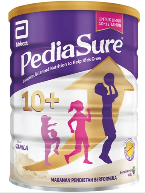 1 X Pedia Sure 10+Optiheight Chocolate/Vainilla Aumento Altura 10-15 Años Antigüedad Foto 2 de 4