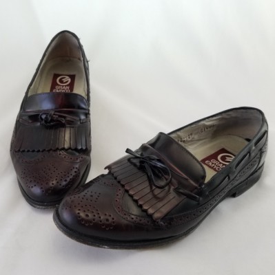 Emyco Gran Flex Oxblood Burgundy Leather Tassel Dress  display picture 2