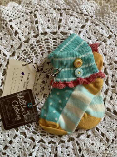 NWT Matilda Jane GIRLS Catch Up Ankle Sock Size S Small NWT Age 2-4 Years Old