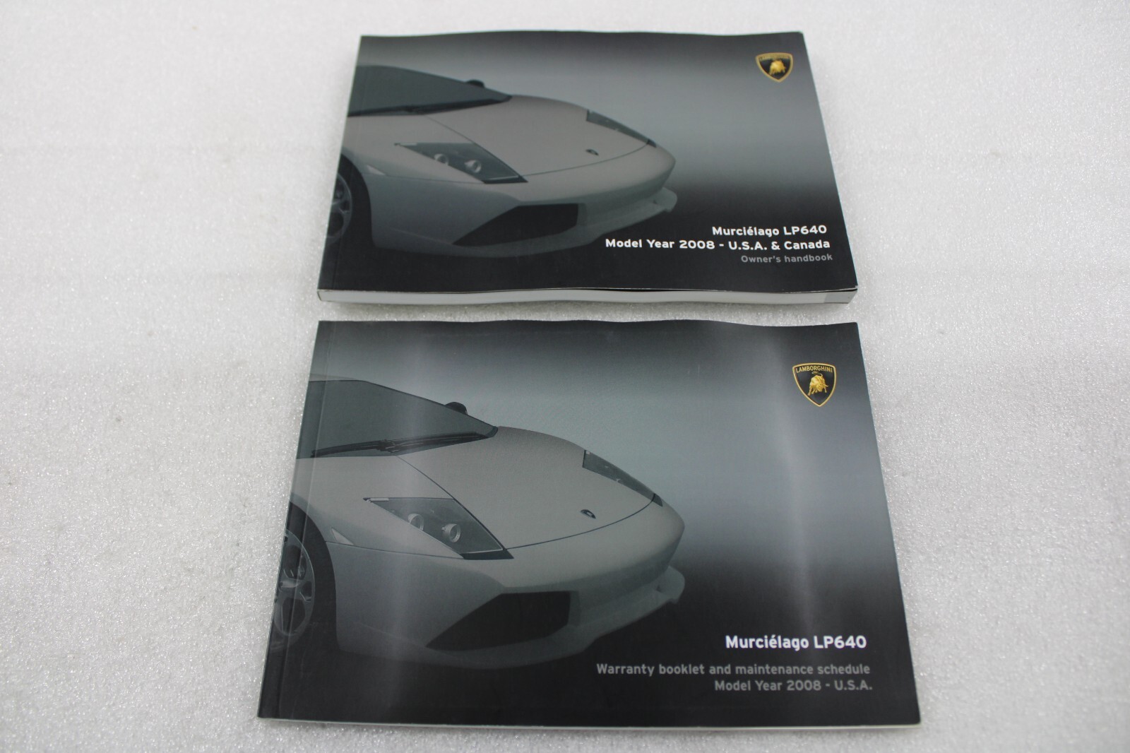 Lamborghini Murcielago LP640, Owners Manual w/Case, Used