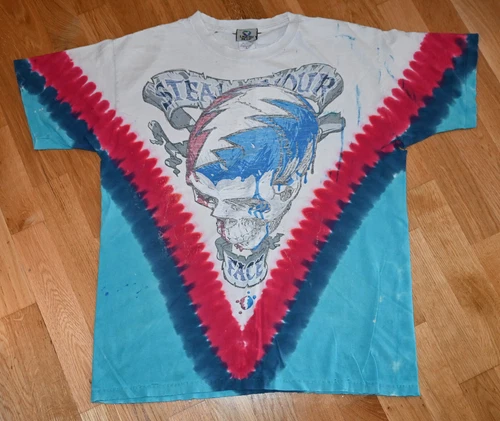 THE GRATEFUL DEAD concert tour tie-dye tee t-shir 2000s vintage concert t-shirt, vintage, single stitch, B+ condition