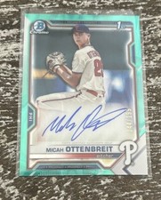 2021 Bowman Draft - Chrome Draft Pick Autographs Aqua Lava Refractor #CDA-MO...