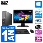 PC Fujitsu E720 E85 + Dt Bildschirm 27 " Intel G3220 RAM 16Go SSD 480Go Windows