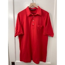Arrow Tournament Men's 4 Button Pocket Short Sleeve Polo Shirt Size XL Tall