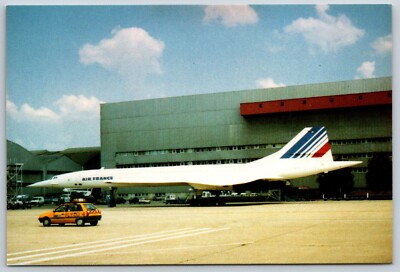 Air France LE Concorde F-BTSD  @ Lisbon 1992 4X6 Postcard airlines