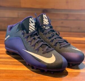 Nike Alpha Mens Football Cleats Size 15 Purple Black Alpha Skin Style 729444-003 | eBay