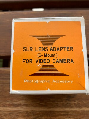 SLR Lens Adapter (C Mount) For Video Camera for Minolta