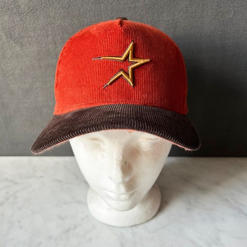Houston Astros MLB Cap 35 Year Corduroy New Era 9FORTY - Snapback One Size Hat - Picture 2 of 11