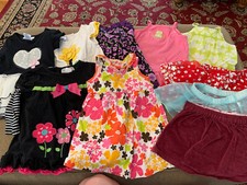 Lot Of 10 Size 24 Month/2T Dresses And Skirts Carter  s, Rare, Too, Cherokee CE 