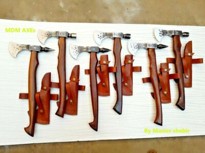 MDM VIEL 6 MASSGESCHMIEDETE 5160 TOMAHAWK BEARDED SPIKE AX VIKING HATCHED