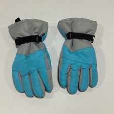 Unisex Blue Gray Winter Gloves NEW