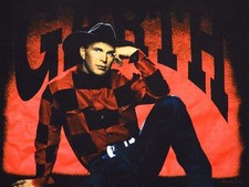 Garth Brooks Vintage 1993 Adult Size XL Concert Tour Tee T-Shirt Never Worn 