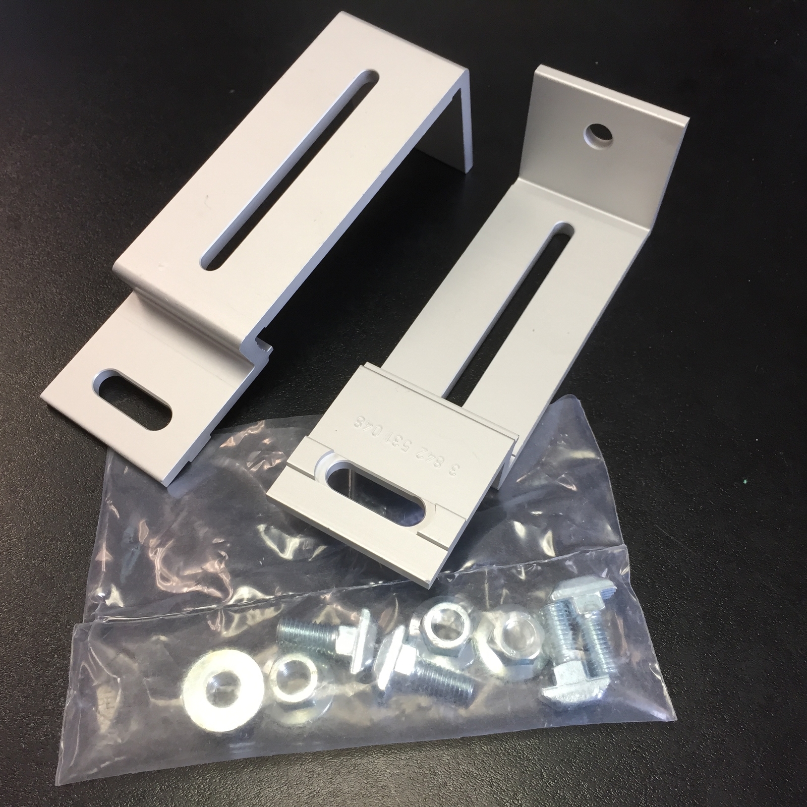 Bosch Rexroth 3842831048 Aluminum Extrusion Adjustable Conveyor Support Brackets