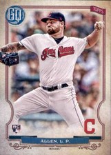 2020 Topps Gypsy Queen Base Rookie #123 Logan Allen Cleveland Indians