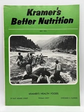 1973 MAY KRAMER'S BETTER NUTRITION Health Food Journal Magazine Products