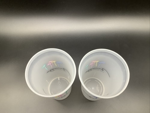 2 Las Vegas Mirage Hotel Casino Resort Adult Beverage Cocktail Cups No Lids - Picture 2 of 5