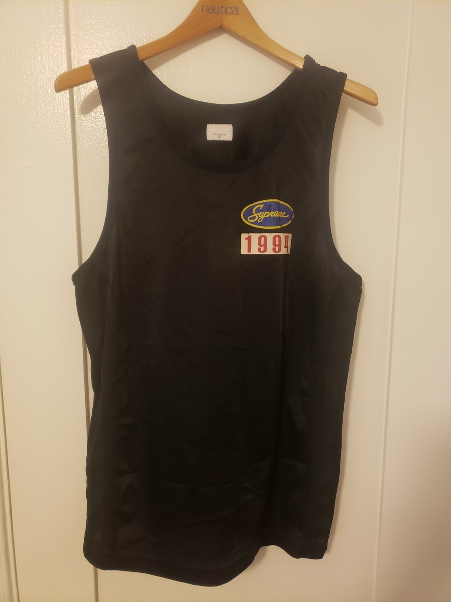 Vintage Rare Supreme Racing Tank Basketball Jersey XL Vtg Team