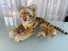 Steiff Animal 0910/28 Tiger 21 x 35cm. Non-smoking household - excellent cond...