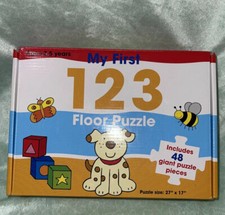 My First   1 2 3 Floor Puzzle  48 giant puzzle pieces J G Kids