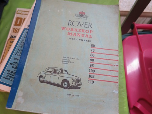 8 OLD CAR SERVICE MANUALS, DATSUN, ROVER, SIGMA, COMMODORE, LASER VAUXHALL VICT - Picture 2 of 21