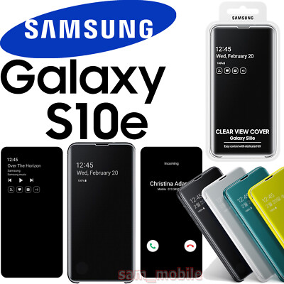 SAMSUNG genuine CLEAR VIEW Cover EF-ZG970 for Galaxy S10e SM-G970 w/ retail Box 