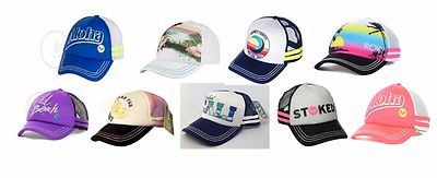 NEW Roxy Dig This Wild Beach Aloha Bananas Trucker Snapback Cap Hat