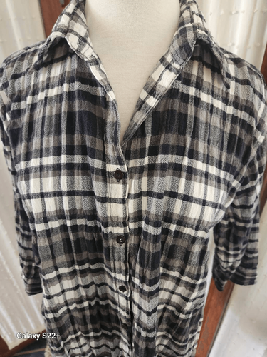 Company One kariertes Button-up-Shirt - Bild 7 von 9